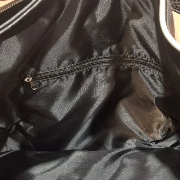 Fresh + Floral 2-n-1 Backpack Tote, Black, New with Tags - Picture 4 of 6